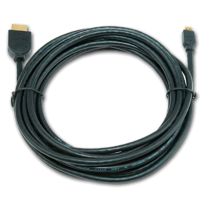 

Кабель HDMI(19M)-Micro HDMI(19M), 5 м, черный Cablexpert (CC-HDMID-15)