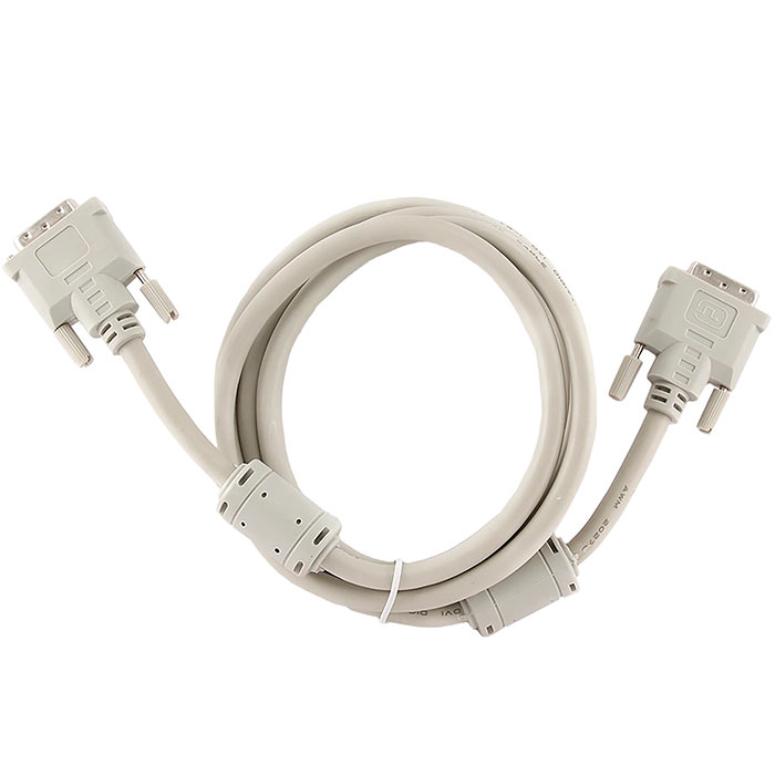 

Кабель DVI-I(25M)-DVI(25M), ферритовый фильтр, 1.8 м, белый Cablexpert (CC-DVI2-6C)