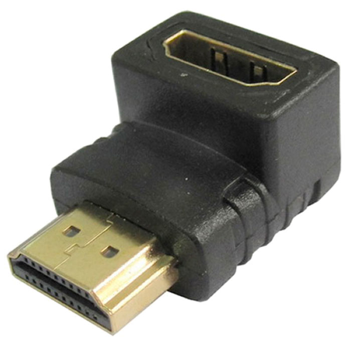 Переходник HDMI(19M)/HDMI(19F) угловой, VCOM (VAD7865/CA320)