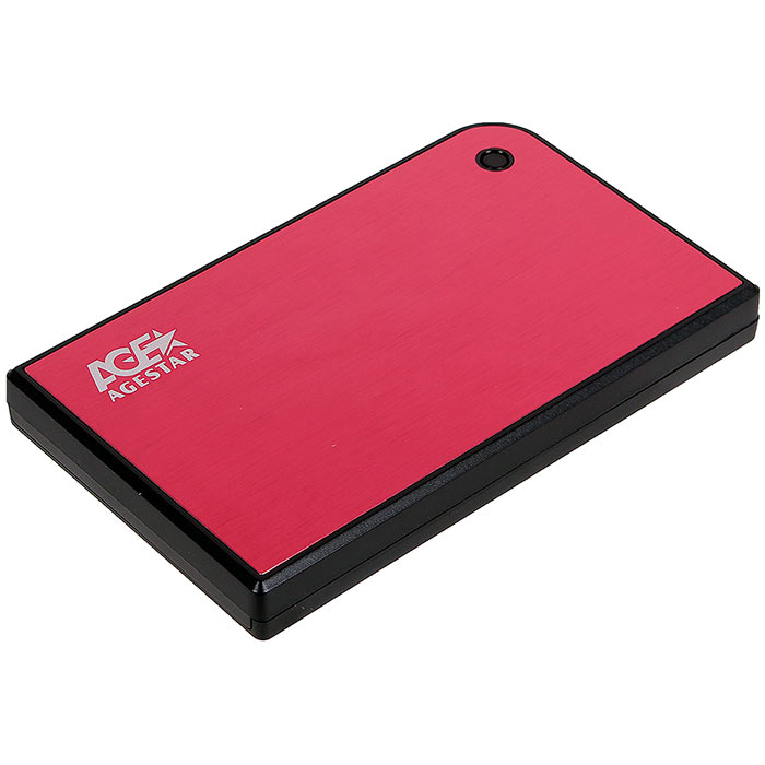 

Внешний бокс AgeStar 1x 2.5" USB 3.0, красный (3UB2A14), 3UB2A14