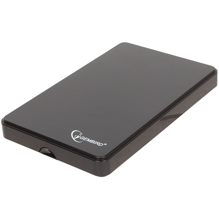 Внешний бокс Gembird EE2-U2S-40P, 1x2.5", черный