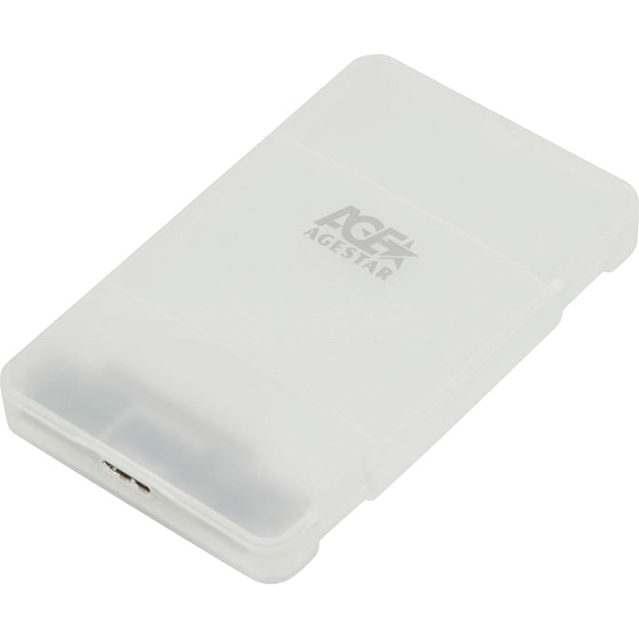 

Внешний бокс AgeStar 1x USB 3.1, белый (31UBCP3), 31UBCP3