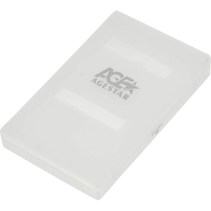 

Внешний бокс AgeStar 1x USB 2.0, белый (SUBCP1), SUBCP1