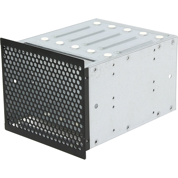 

Переходник Procase 5T3-3T5-V2 3*5.25" в 5*3.5" с антивибрационным креплением, Черный/серебристый