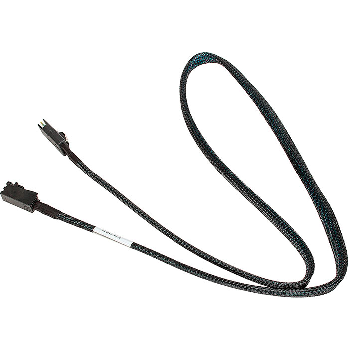 

Кабель Broadcom CBL-SFF8643-8087-10M, SFF-8643 (mini SAS HD) - SFF-8087 (mini SAS), 1 м, черный (LSI00402/05-26119-00), CBL-SFF8643-8087-10M