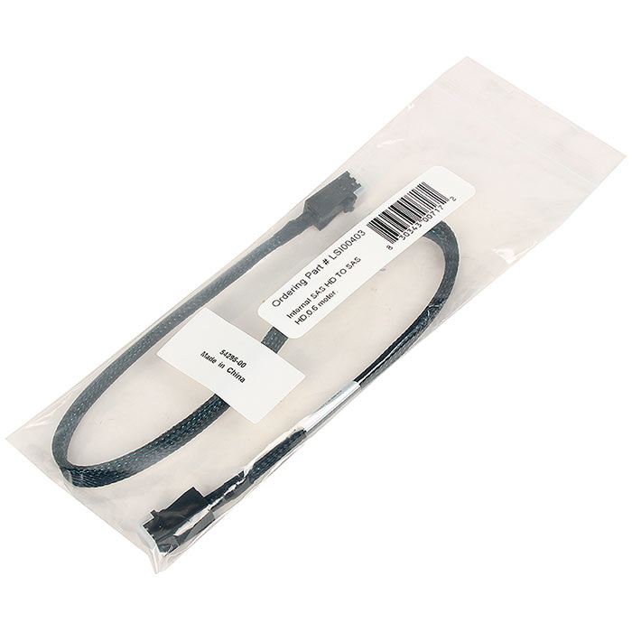 

Кабель LSI CBL-SFF8643-06M (LSI00403), Черный, CBL-SFF8643-06M