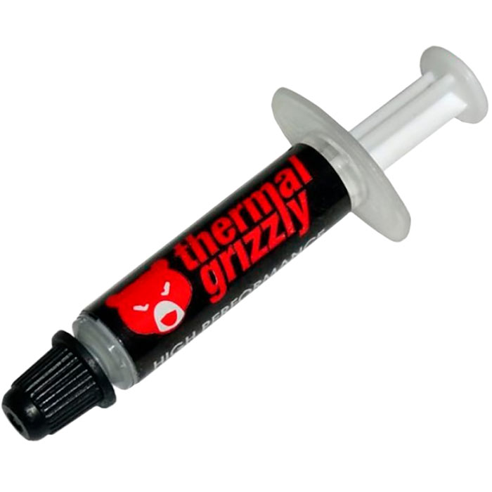 

Термопаста THERMAL GRIZZLY Hydronaut, 11.8 Вт/м·К, шприц, 1 г, черный (TG-H-001-RS-RU), Hydronaut