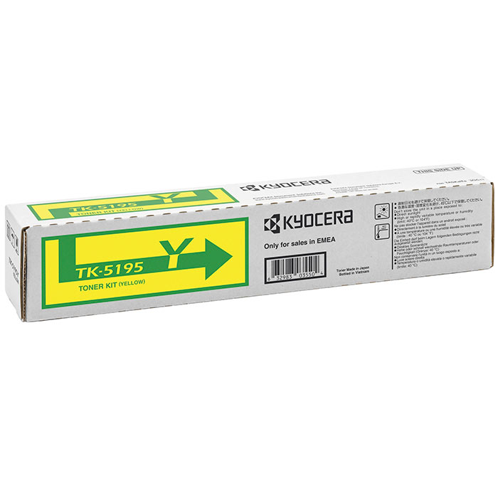 

Картридж лазерный Kyocera TK-5195Y/1T02R4ANL0, желтый, 7000 страниц, оригинальный для Kyocera TASKalfa 306ci, TK-5195Y