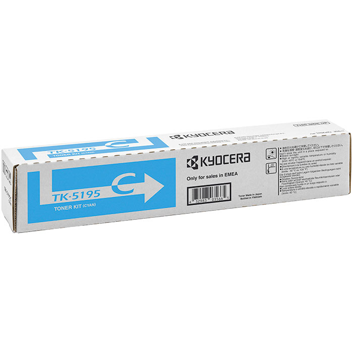 

Картридж лазерный Kyocera TK-5195C/1T02R4CNL0, голубой, 7000 страниц, оригинальный для Kyocera TASKalfa 306ci, TK-5195C