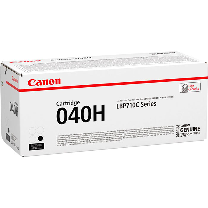 

Картридж лазерный Canon 040HBk/0461C001, черный, 12500 страниц, оригинальный для Canon LBP710Cx/712Cx, 040HBk