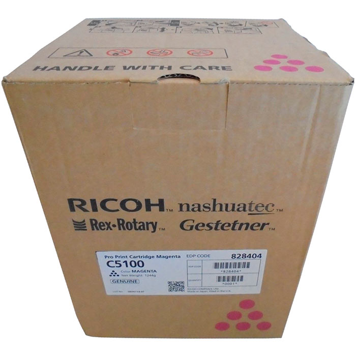 

Картридж лазерный Ricoh C5100/828404, пурпурный, 30000 страниц, оригинальный для Pro C5100S/C5110S, C5100