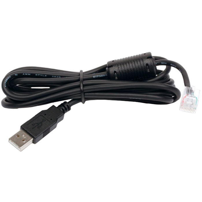 Кабель USB 2.0(Am)-RJ-45(m), 1.83 м, черный APC