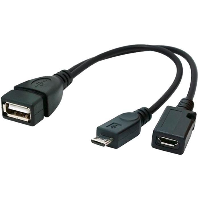 

Кабель USB 2.0 OTG Cablexpert A-OTG-AFBM-004 USBAF/MicroBM, 0.15м, с доп питанием, пакет (A-OTG-AFBM-04) [13750], Черный