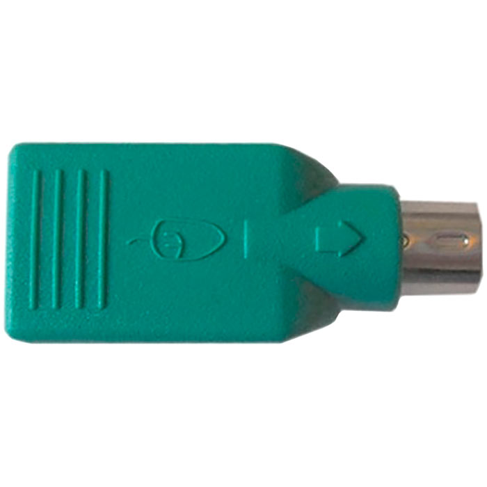 

Переходник (адаптер) USB(Af)-PS/2(m), зеленый, Espada (EUSB-PS/2)