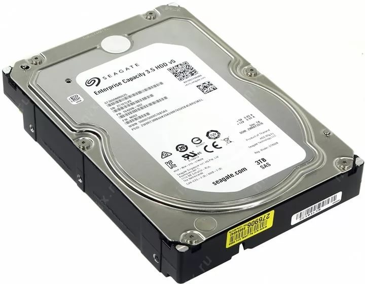 

Жесткий диск (HDD) Seagate 3Tb Exos 7E8, 3.5", 7.2K, 128Mb, 512n, SAS 12Gb/s (ST3000NM0025)