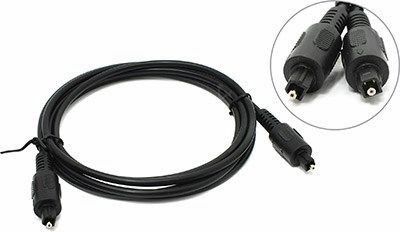 

Кабель оптический ODT Toslink-Toslink Telecom, 2m (TOC2020-2M), Черный