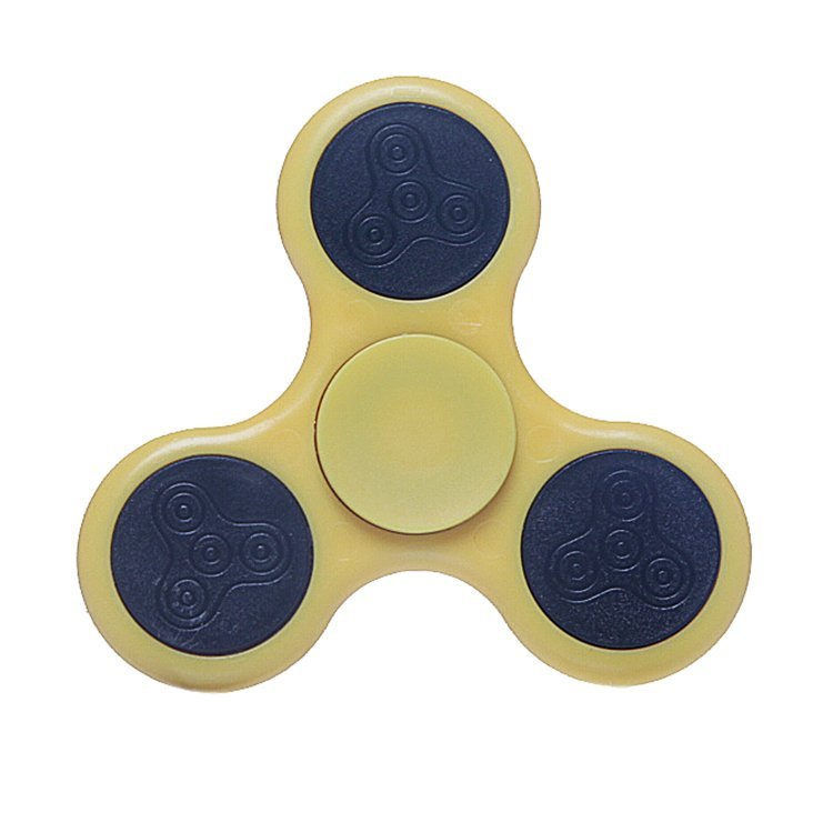 Спиннер Activ Hand spinner Hs03, 3-лопасти, светящийся, желтый (73209)