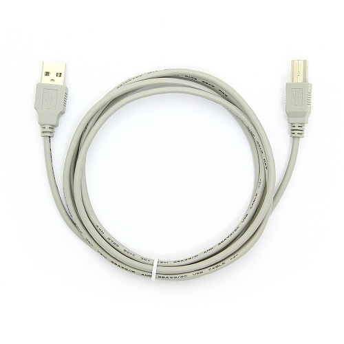 Кабель USB 2.0(Am)-USB 2.0(Bm), 1.8 м, серый Cablexpert