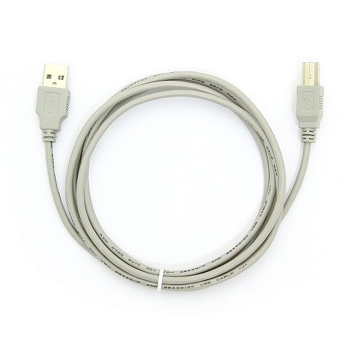 Кабель USB(Am)-USB(Bm), 1.8 м, серый, Cablexpert Pro