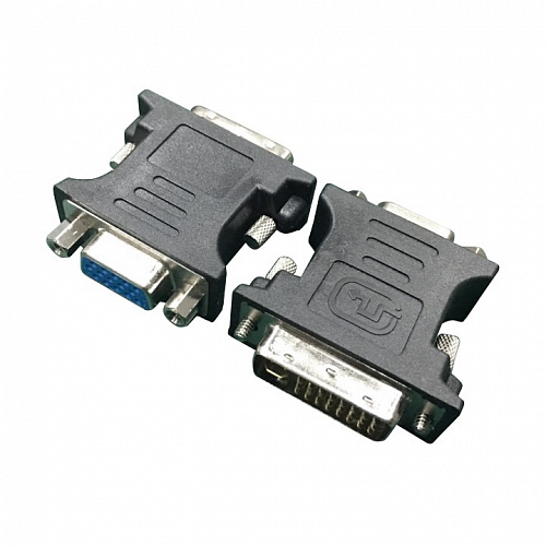 

Переходник (адаптер) DVI(29M)-VGA(15F), черный Cablexpert