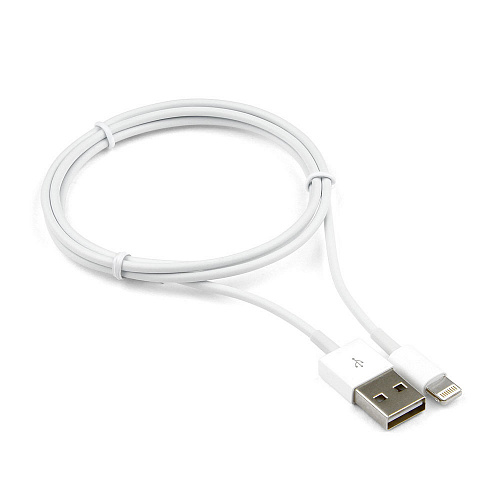 

Кабель USB/Lightning, 1m, белый, Cablexpert (CC-USB-AP2MWP)