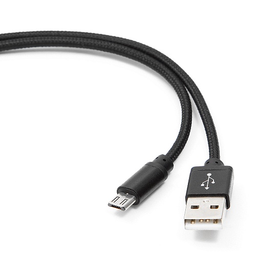 

Кабель USB/microUSB 5P, 1m, черный, Cablexpert (CC-mUSB2bk1m)