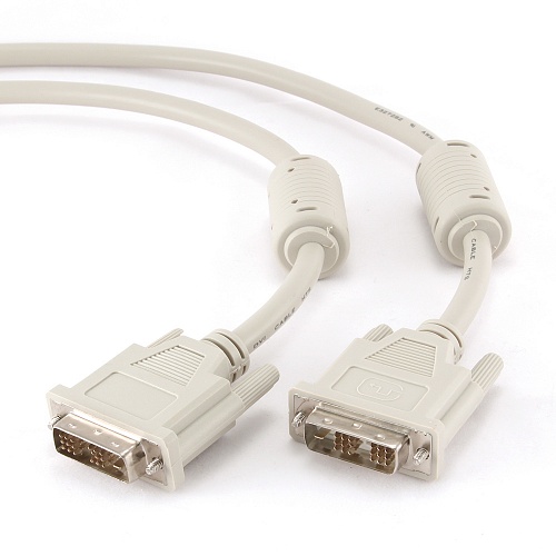 

Кабель DVI-D(19M)-DVI-D(19M), 3 м, серый Cablexpert
