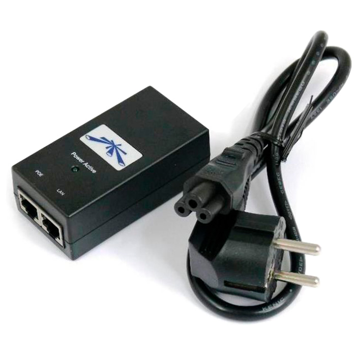 PoE-инжектор Ubiquiti POE-48-24W, 100 Мбит/с