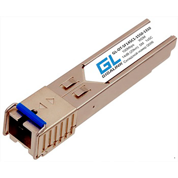 

Модуль SFP Nikomax (Gigalink) GL-09R, 20 км, SC, Tx:1550 нм, Rx:1310 нм, 1 Гбит/с, SM, WDM (GL-OT-SF14SC1-1550-1310-I), Серебристый, GL-09R
