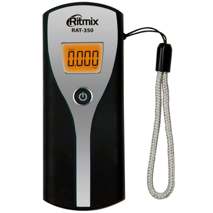 Алкотестер Ritmix RAT-350 черный 1200₽