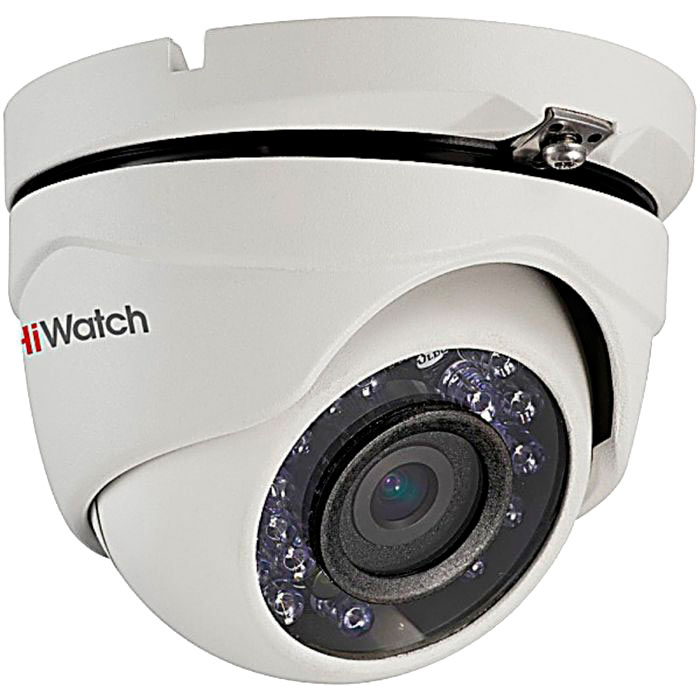 

Камера HD-TVI/CVBS HiWatch DS-T103 (2,8 мм) уличная / внутренняя, купольная, 1 Мпикс, CMOS, до 25кадров/с, до 1296х732, ИК подсветка 20м, -40 - +60, Белый, DS-T103