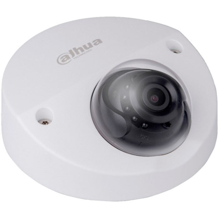 Камера HD-CVI DAHUA DH-HAC-HDBW2221FP-0280B (2,8 мм) уличная, купольная, 2 Мпикс, CMOS, до 60кадров/с, до 1920 x 1080, ИК подсветка 20м, -30 - +60, цвет белый