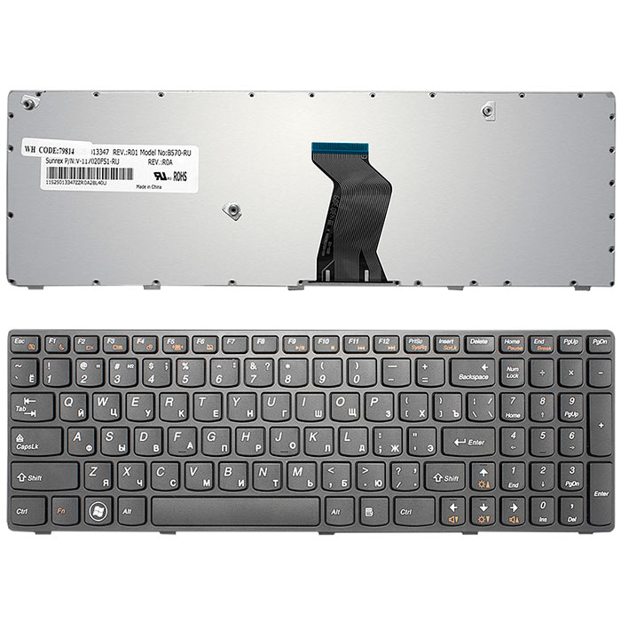 

Клавиатура TopON для ноутбука Lenovo IdeaPad B570/B570A/B570E/B570EA/ B570EG/B570G/B575/B575A/B575G/ B580/B580A/B580E/B580G/B590/ B590A/B590G/V570/V570A/V570C/ V570CA/V570G/V580/V580C/V580CA/ V580CG/Z570/Z570A/Z575/Z575A-Series, 25-011910, черный (TOP-798