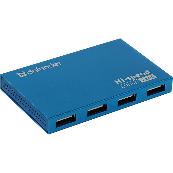 Концентратор Defender Septima Slim, 7xUSB 2.0