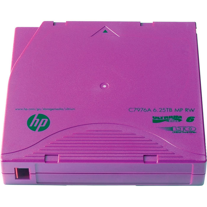 

Ленточный картридж HP LTO-6 Ultrium 6.25Tb MP RW Non Custom Labeled (20шт) (C7976AN)