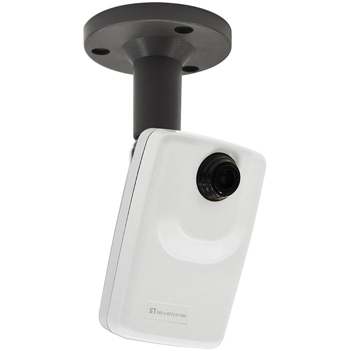 

IP-камера LevelOne FCS-0032 3.6мм, настольная, 3Мпикс, CMOS, до 2048x1536, до 30кадров/с, POE, -10 °C/+45 °C, белый, FCS-0032