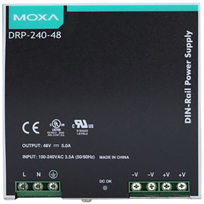 

Блок питания Mean Well DRP-240-48 на DIN-рейку 48V/240W, Черный, DRP-240-48
