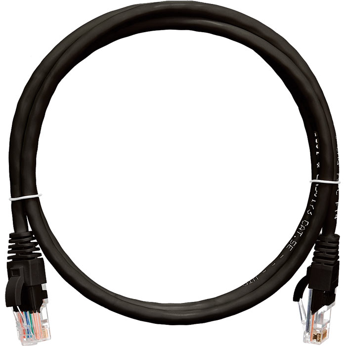 

Патч-корд UTP кат.5e, 3м, RJ45-RJ45, черный, CU, LSZH, NIKOMAX (NMC-PC4UD55B-030-C-BK)