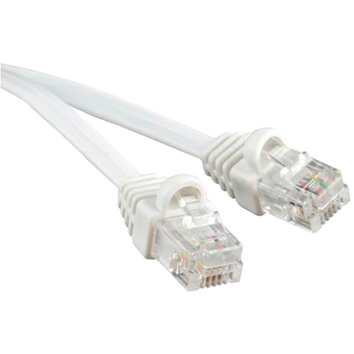 Патч-корд FTP кат.6a 10м, RJ45-RJ45, белый, LSZH (1-959385-0)