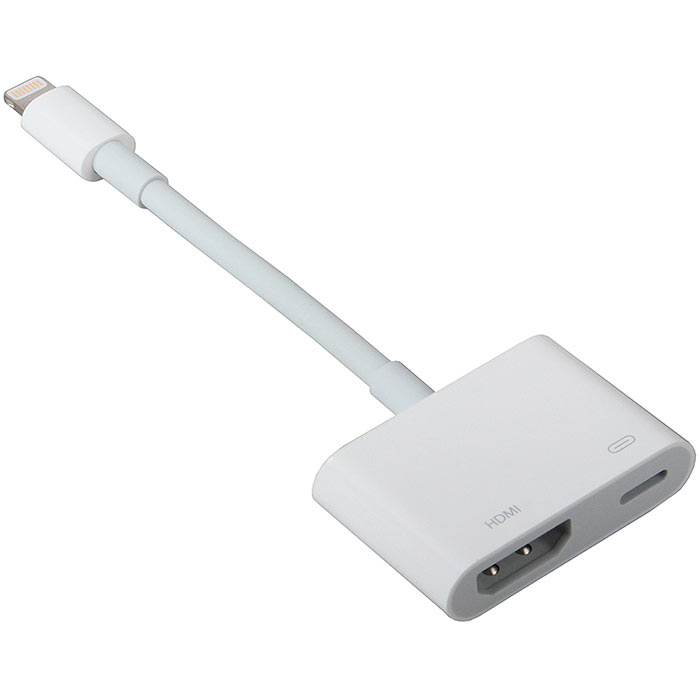 

Адаптер Apple Lightning Digital AV (MD826ZM/A), Белый, (MD826ZM/A