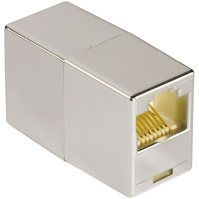 

Фурнитура-проходник RJ-45 cat.5e Hama (H-45047/00045047), Серебристый, H-45047/00045047