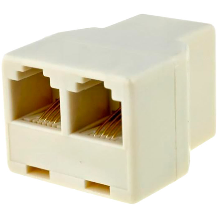 

Разветвитель телефонный Greenconnect Greenaccessories RJ-11/2xRJ-11 6p4c (GA-RJ11-H-2), Белый, GA-RJ11-H-2