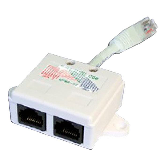 Разветвитель (Y-адаптер) Cat.5e RJ-45/2RJ-45 экранированный, TWT (TWT-Y-BRIDGE-S)