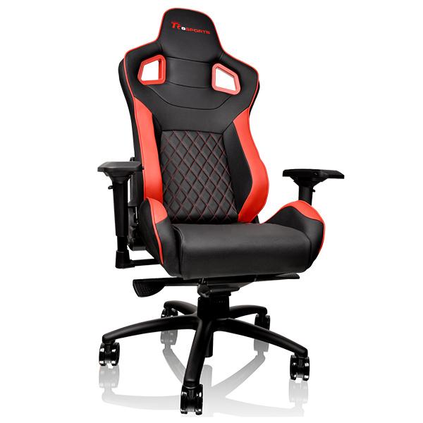 Кресло игровое Tt eSPORTS GT Fit F100 черный/красный (GC-GTF-BRMFDL-01)