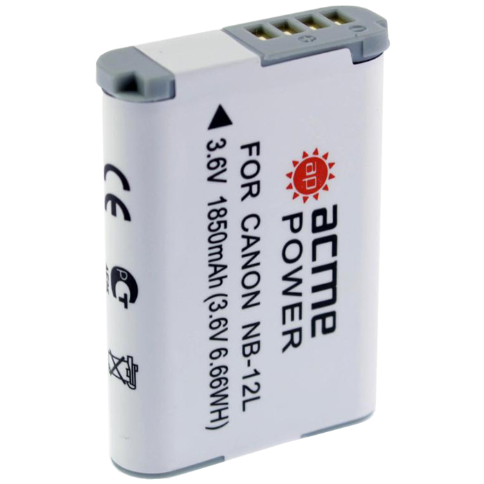 

Аккумулятор AcmePower AP-NB-12L для Panasonic DMC-GM1 (3.7V, 1850mAh, Li-ion), AP-NB-12L