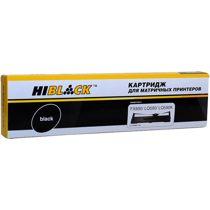 

Картридж Hi-Black HB-FX-890 для Epson FX-890 (17m), черный, HB-FX-890