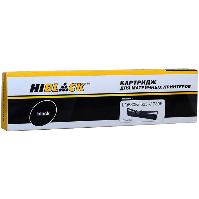 Картридж Hi-Black HB-LQ-630/LQ-630K/635K/730K, черный