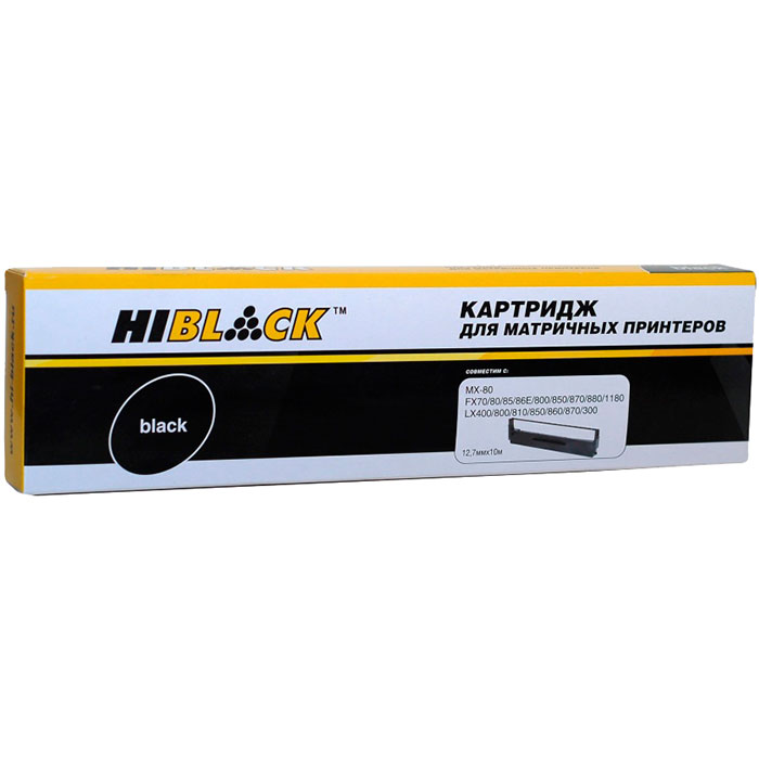 

Картридж Hi-Black HB-LX/FX-800/300/400 для Epson LX/FX-800/300/400, MX-80 (10m), черный, HB-LX/FX-800/300/400