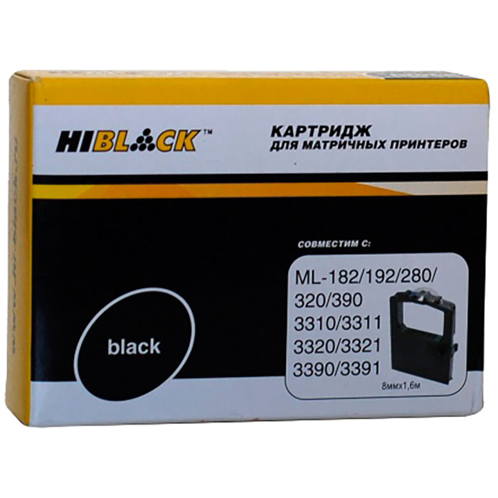 Картридж Hi-Black HB-OKI-182/HB-OKI-182, черный