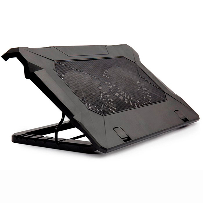 

Охлаждающая подставка для ноутбука 17" CROWN CMLC-530T, вентилятор: 140, 2xUSB, пластик, металл, черный (CMLC-530T), CMLC-530T